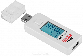 Tester gniazd USB UNI-T UT658 3-9V 0-3A
