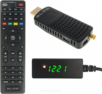 Dekoder tuner DVB-T2 mini do HDMI BLOW 7000FHD H.265 HEVC