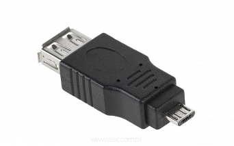 Przejście gniazdo USB na wtyk micro USB-B 5pin