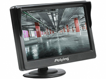 Monitor 5'' samochodowy TFT Peiying PY0109 2 wejścia Video