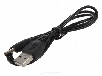 Kabel zasilający wtyk USB - wtyk DC 3.5 x 1.35mm Akyga AK-DC-03