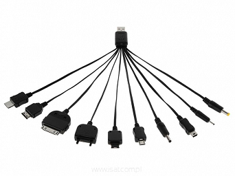 Kabel USB do ładowania GSM 10 typów