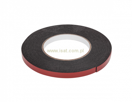 Taśma klejąca piankowa dwustronna Rebel 1mm x 10mm x 10m czarna