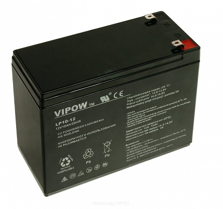 Akumulator żelowy 12V 10Ah Vipow