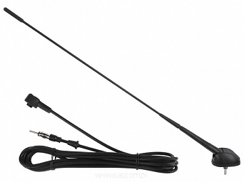 Antena samochodowa A3 Sunker maszt 43cm z regulacją do 50st, kabel 203cm