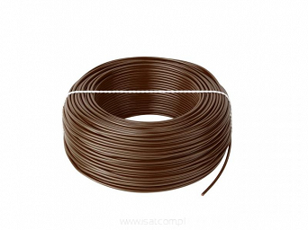 Kabel LgY 1x0,5mm przewód brązowy