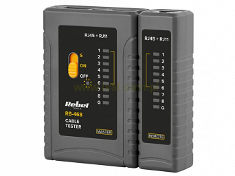 Tester linii telefonicznych skrętki komputerowej RB-468 RJ45 RJ11