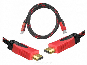 kabel HDMI 1,5m wtyk-wtyk v1,4 Red blister