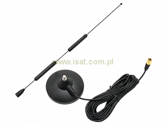 antena dookólna GSM 9dBi 40cm przewód 5m z wtykiem SMA