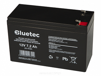 Akumulator żelowy 12V 7Ah BlueTec alarmy PPOŻ kasy fiskalne wagi AWZ