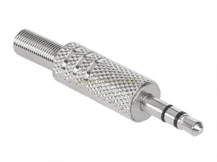 Wtyk Jack 3,5mm stereo metalowy lutowany