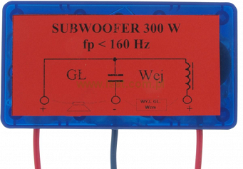Zwrotnica głośnikowa subwoofera 300W / 4-8ohm 160Hz