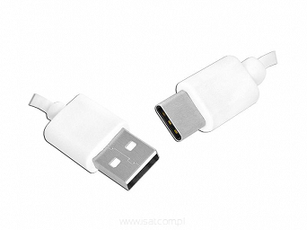 Kabel HQ USB -USB Type-C 1,5m, biały 