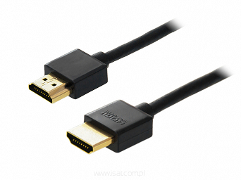 Przewód kabel HDMI wtyk - wtyk 2.0 4K Ultra HD1,5m OFC Black