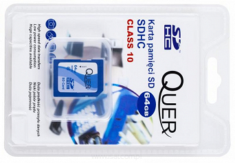 Karta pamięci SD 64GB SDHC Quer class 10