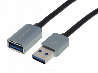 Przedłużacz USB3.0 wtyk-gniazdo typu A 1m K&M