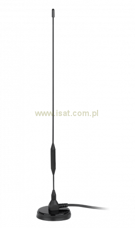 Antena dookólna aktywna do odbioru cyfrowego sygnału telewizyjnego 41cm