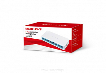 Switch 8 portów Mercusys MS108 RJ45 10/100 Mbps