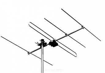 antena telewizyjna MUX8 VHF HN36F (kanały 6-12) zewnętrzna z symetryzatorem