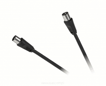 Przewód TV-V 3,0m czarny