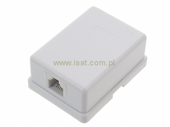 Puszka telefoniczna 1x 6p4c RJ11 NT