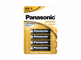 Baterie AA (R06) alkaliczne Panasonic Bronze blister 4szt