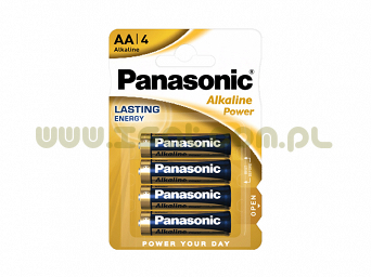 Baterie AA (R06) alkaliczne Panasonic Bronze blister 4szt