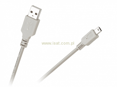 Kabel przewód USB wtyk A - wtyk mini USB o długości 2m 