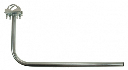 Uchwyt do anteny siatkowej z cybantami stojak typu T ocynk, długość 60cm