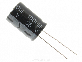 Kondensator elektrolityczny 1000uF 35V 13x20mm