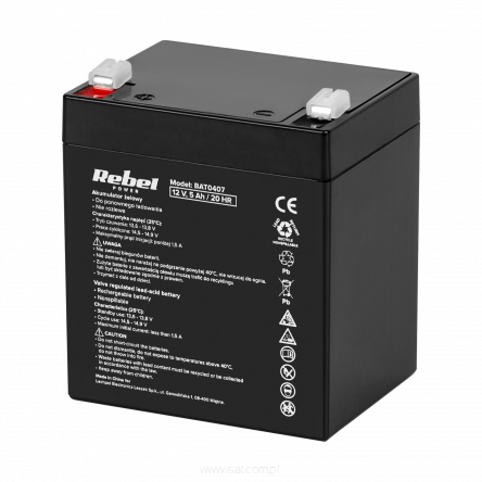 Akumulator żelowy 12V 12Ah Rebel