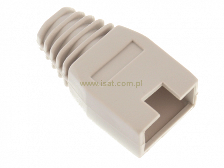 Osłona wtyku RJ45 szara 100szt