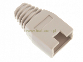 Osłona wtyku RJ45 szara 100szt