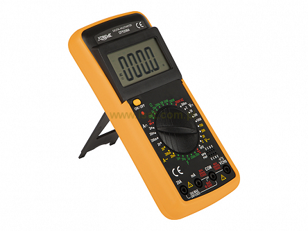 Miernik uniwersalny multimetr cyfrowy DT9208A pomiar temperatury
