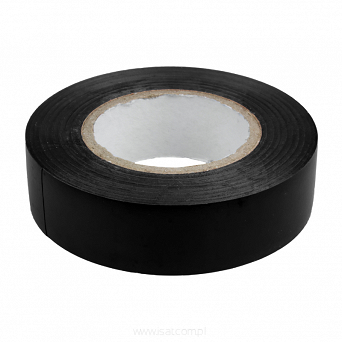 Trwała i elastyczna taśma do izolacji czarna 20m szerokość 19mm