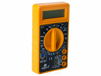 Miernik uniwersalny multimetr DPM DT830D buzzer żółty
