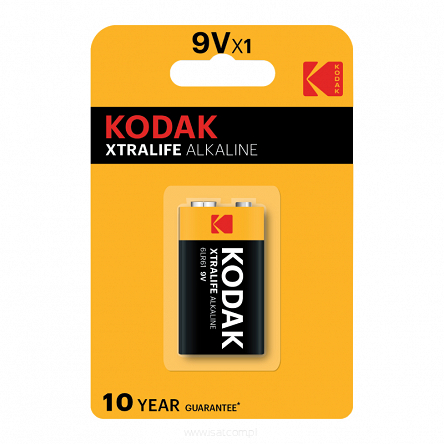 Bateria alkaliczna LR9 (9V), blister, XTRALIFE, KODAK