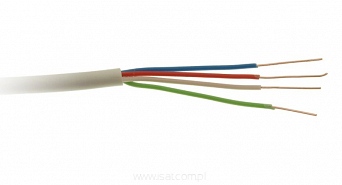 Kabel przewód alarmowy YTDY 4*0,5mm telekomunikacyjny rolka 100m