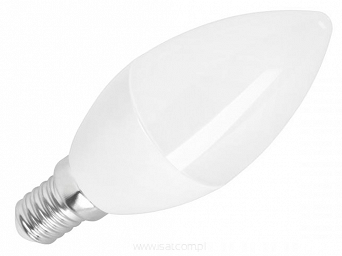 Lampa LED 3W gwint E14 świeca 240lm 3000K ciepły biały