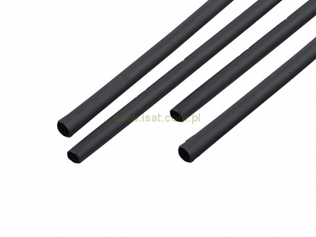 Rurka termokurczliwa 4.5mm długość 1m czarna