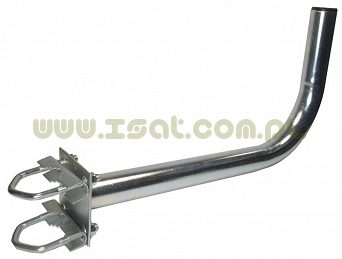 Uchwyt antenowy balkonowy 40cm czołowy UB 38/400