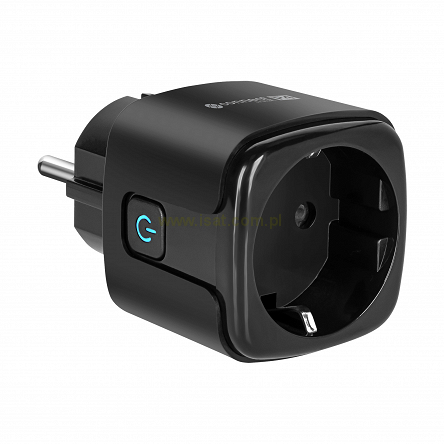 Gniazdo WiFi Kruger&Matz Connect P4 Czarne Tuya
