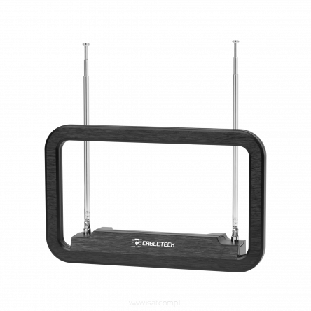 Antena pokojowa do cyfrowej telewizji naziemnej DVB-T2 Cabletech