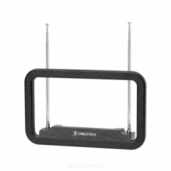 Antena pokojowa do cyfrowej telewizji naziemnej DVB-T2 Cabletech