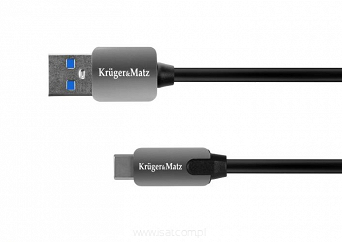 Kabel USB 3.0 wtyk A - wtyk C 1m Kruger & Matz 