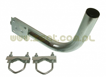 Uchwyt antenowy balkonowy 30cm boczny prawy UB 38/300