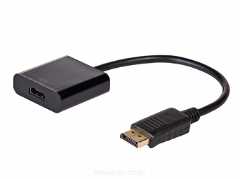 Adapter gniazdo HDMI na wtyk DisplayPort Akyga AK-AD-11