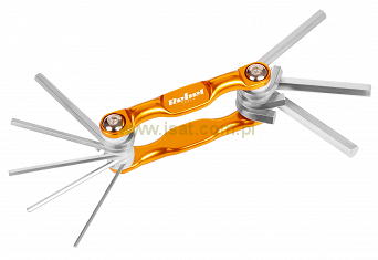 Zestaw kluczy imbusowych HEX 8 szt. Rebel 1,5 - 6,0mm Cr-V