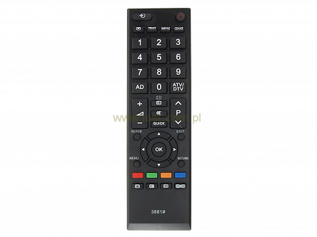 Pilot uniwersalny do telewizorów LCD / LED Toshiba CT-90326