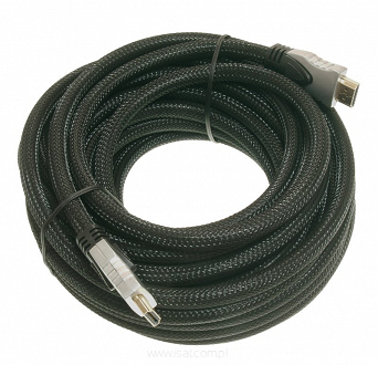 Długi kabel wtyki HDMI-HDMI NS-015 15,0m oplot